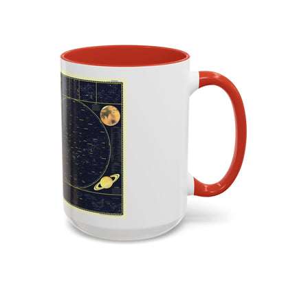 Heavens, The 1 (1957) (Map) Accent Coffee Mug