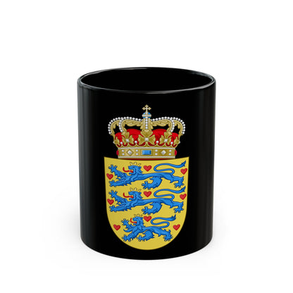 National Coat of arms of Denmark - Black Coffee Mug