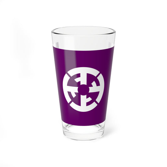 Flag of Kamisato Saitama (Japan) Pint Glass 16oz