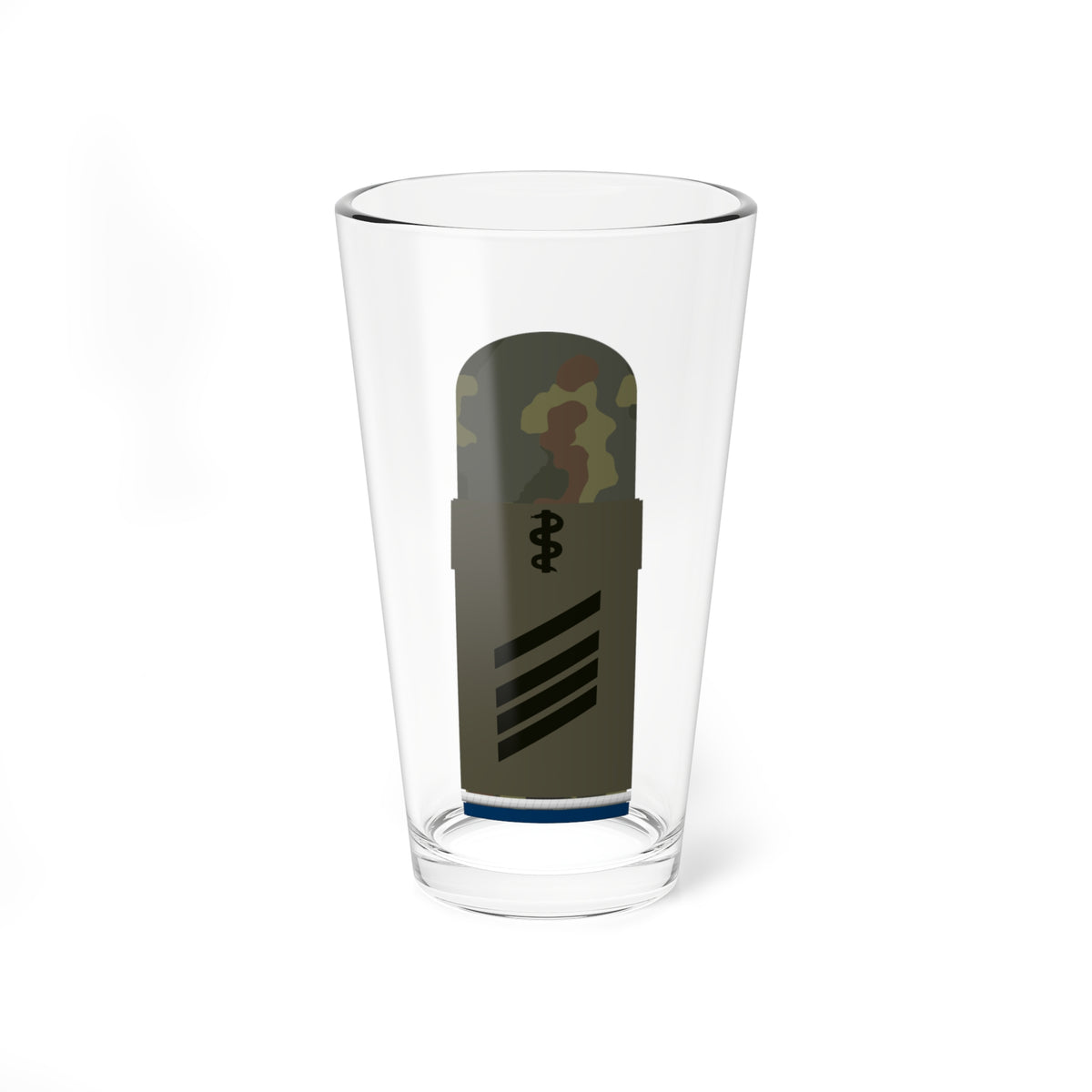 HA OS5 15 Stabsgefreiter SanOA San HM L (Military Rank) Pint Glass 16oz
