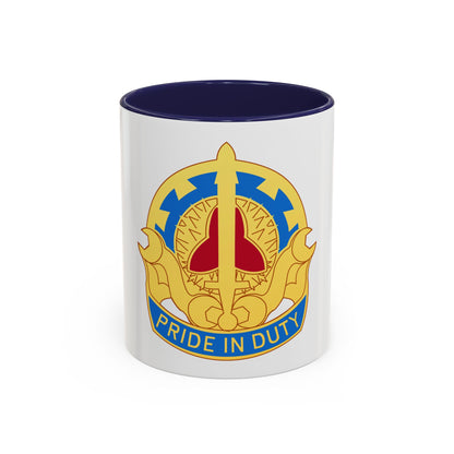 138 Maintenance Battalion (U.S. Army) Accent Coffee Mug