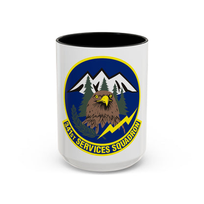 341st Services Squadron (U.S. Air Force) Accent Coffee Mug