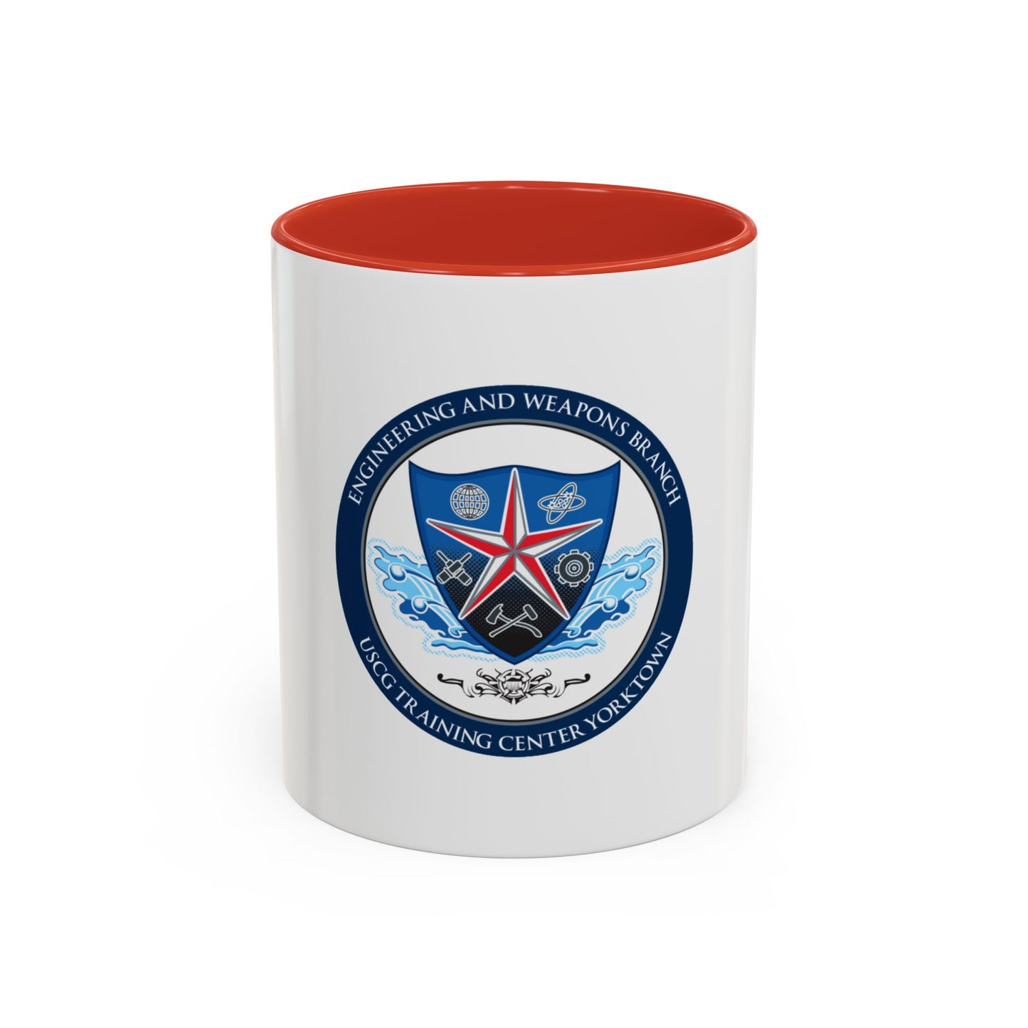 USCGC Training Yorktown (U.S. Coast Guard) Accent Coffee Mug