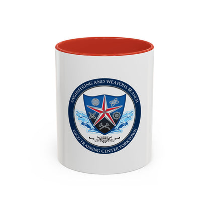 USCGC Training Yorktown (U.S. Coast Guard) Accent Coffee Mug