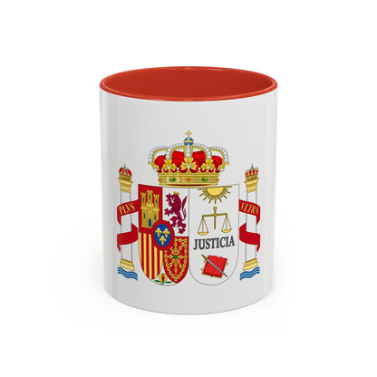 Coat of Arms of Spanish Judiciary Badges (Magistrates, Judges and Attorneys) - Accent Coffee Mug