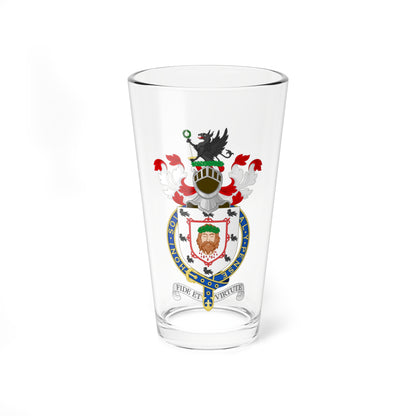 Coat of Arms of William Gladstone 7th Baronet (United Kingdom) (Coat of Arms) Pint Glass 16oz