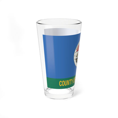 Flag of Los Angeles County California 1967-2004 (United States) Pint Glass 16oz