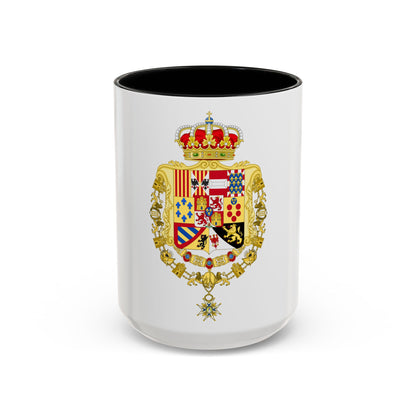 Royal Greater Coat of Arms of Spain (1761-1868 and 1874-1931) - Accent Coffee Mug
