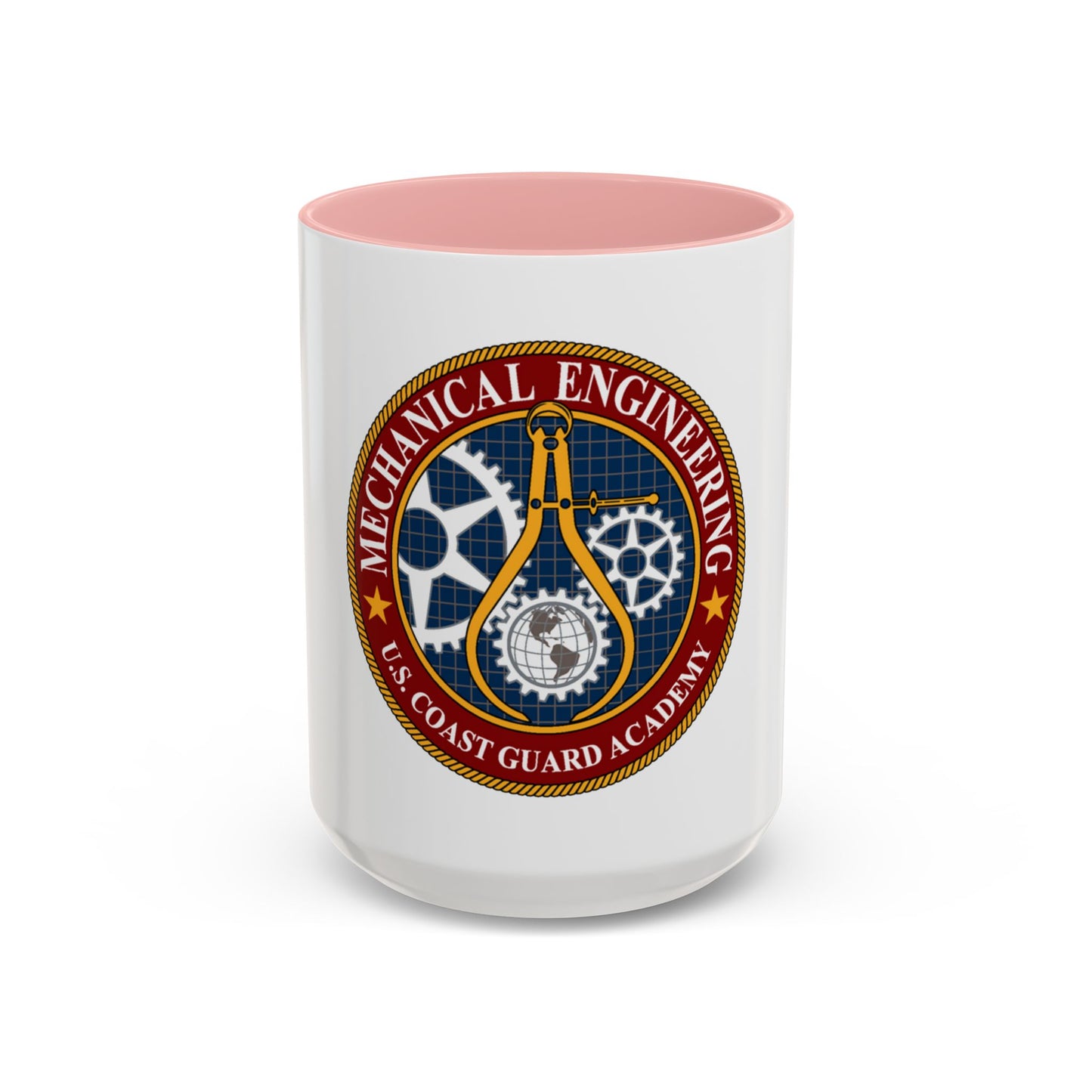 USCG Acad Mech Engineering (U.S. Coast Guard) Accent Coffee Mug