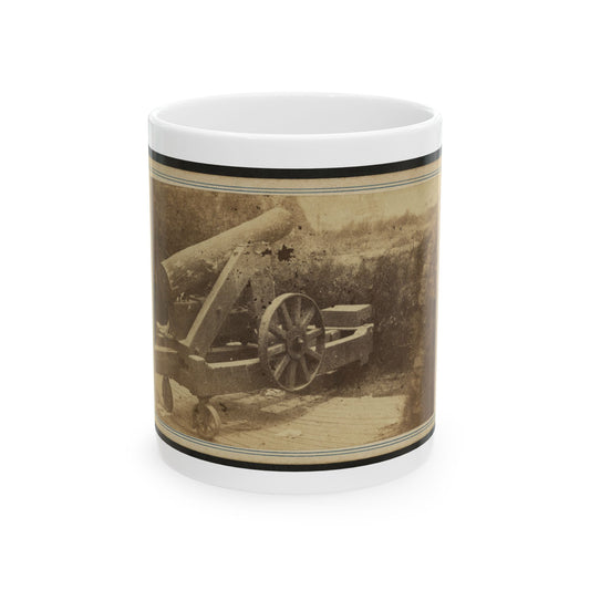 Quaker Gun Mounted On Bluff Of Port Hudson, La. (U.S. Civil War) White Coffee Mug