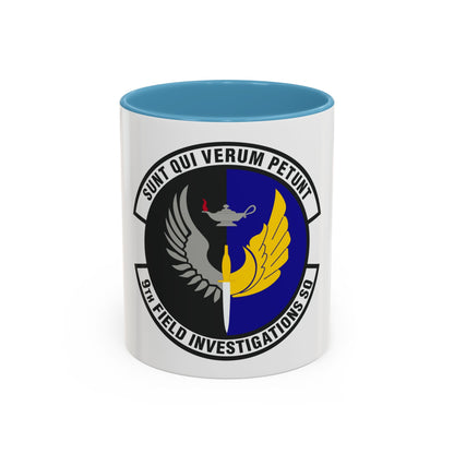 9th Field Investigations Squadron (U.S. Air Force) Accent Coffee Mug
