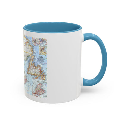 Canada - Eastern (1967) (Map) Accent Coffee Mug