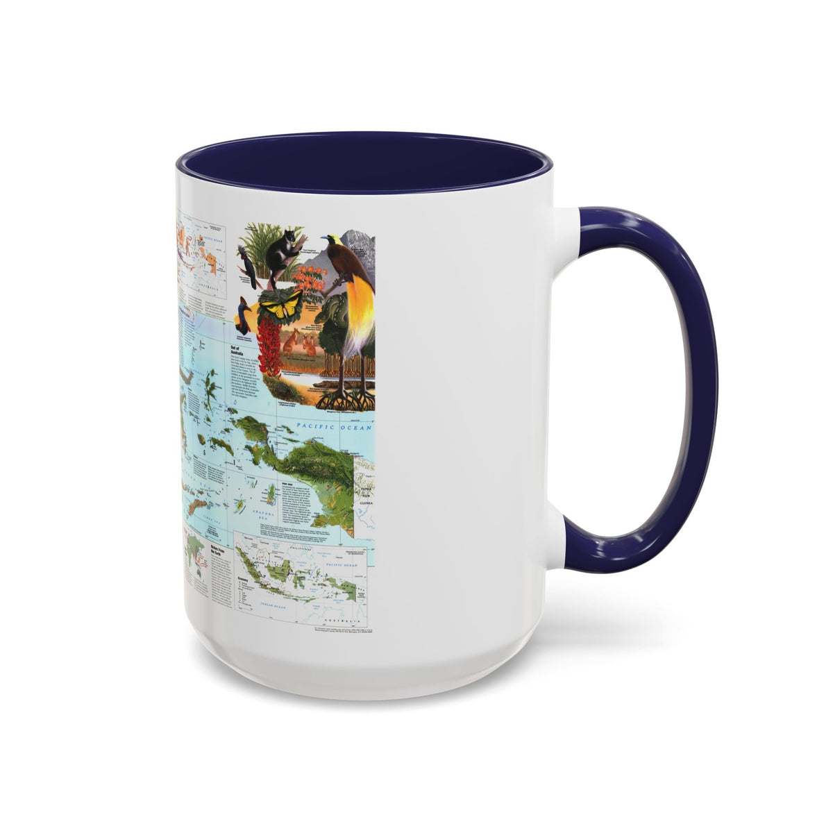 Indonesia 2 (1996) (Map) Accent Coffee Mug