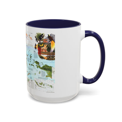 Indonesia 2 (1996) (Map) Accent Coffee Mug