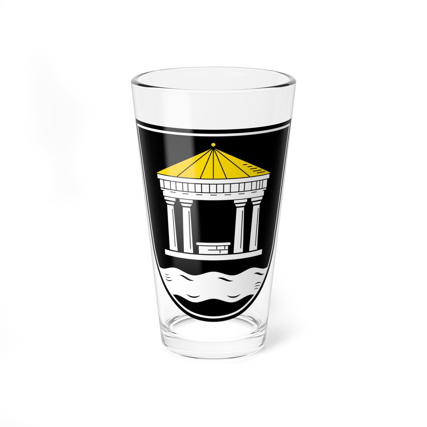 DEU Bad Alexandersbad COA (Germany) (Coat of Arms) Pint Glass 16oz