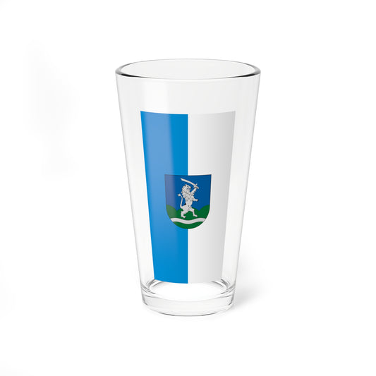 Flag of Oriszentpeter (Hungary) Pint Glass 16oz