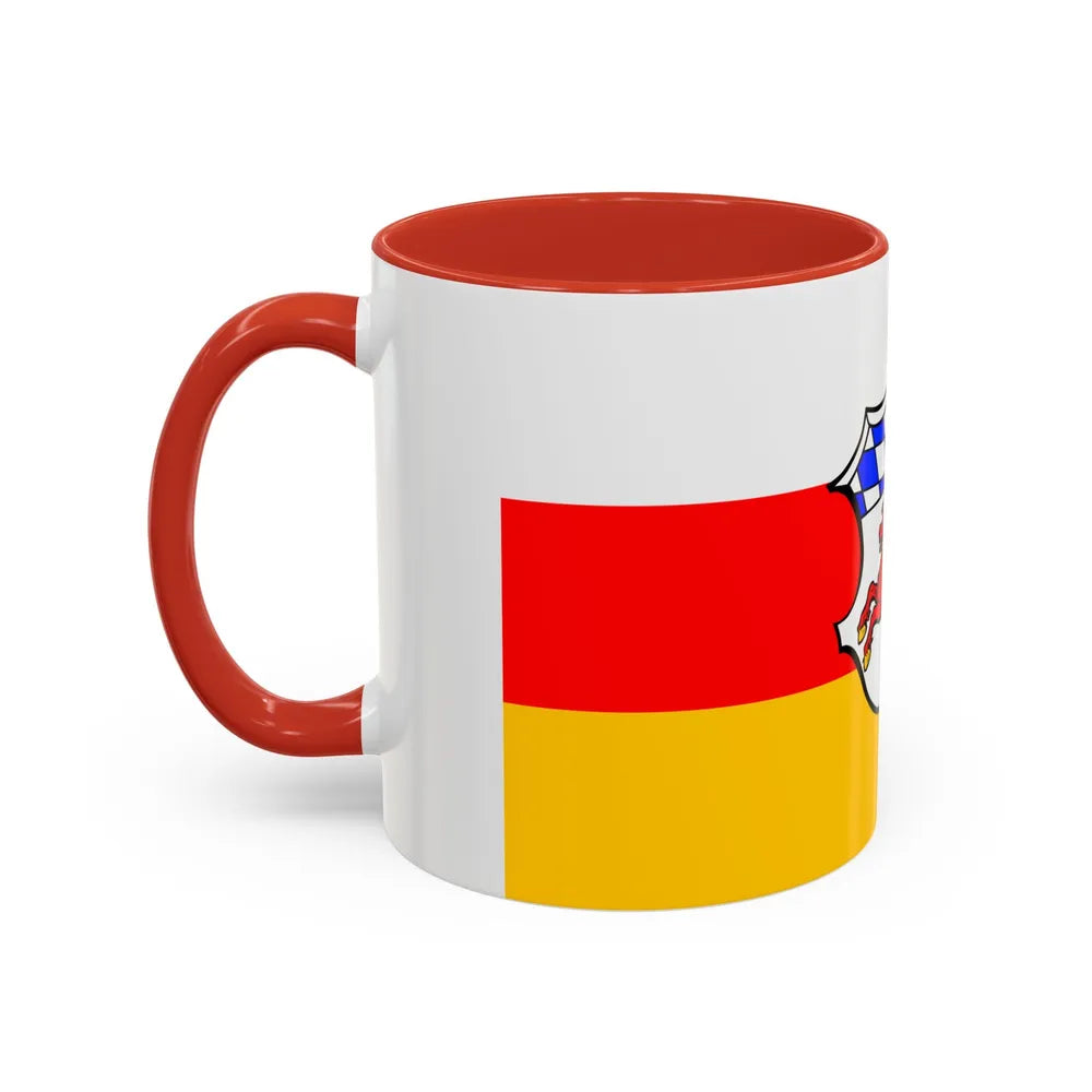 Flag of Erding Germany - Accent Coffee Mug-Go Mug Yourself