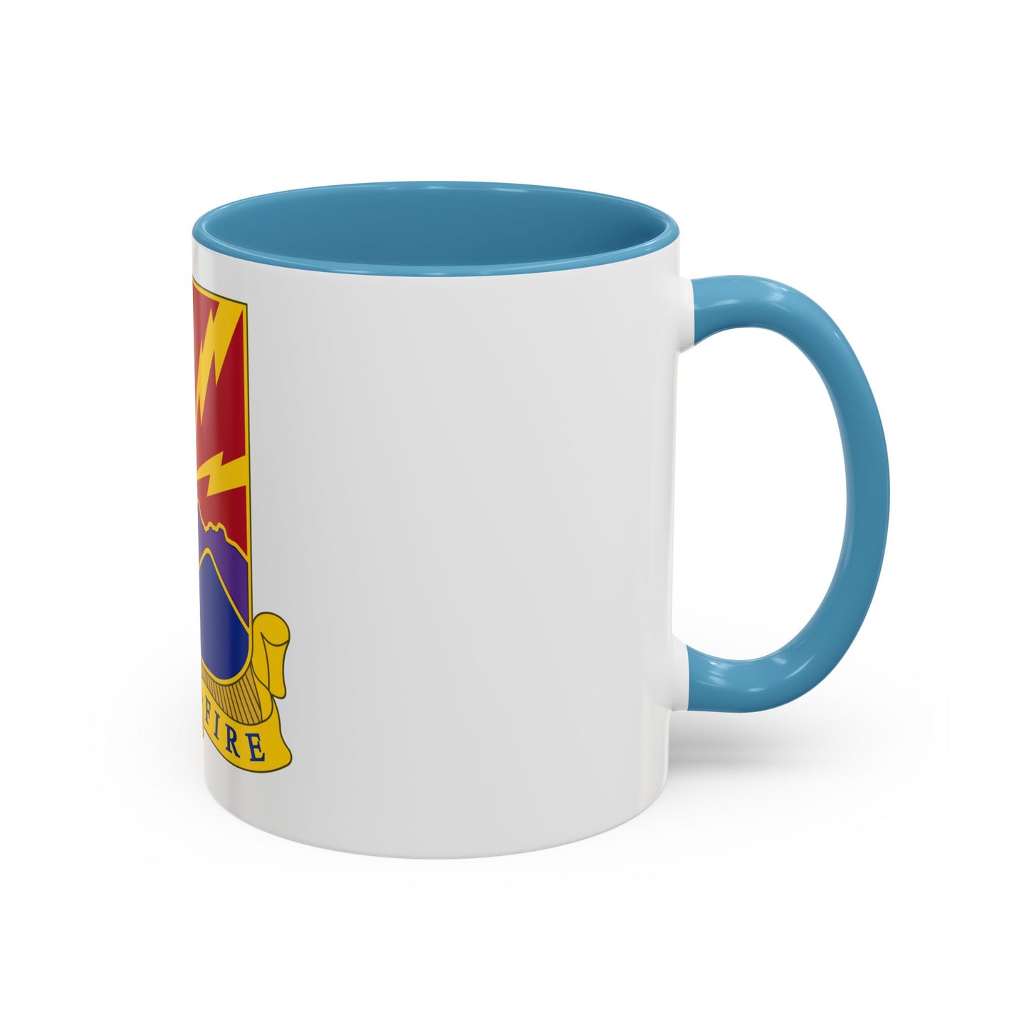 593rd Field Artillery Battalion (U.S. Army) Accent Coffee Mug