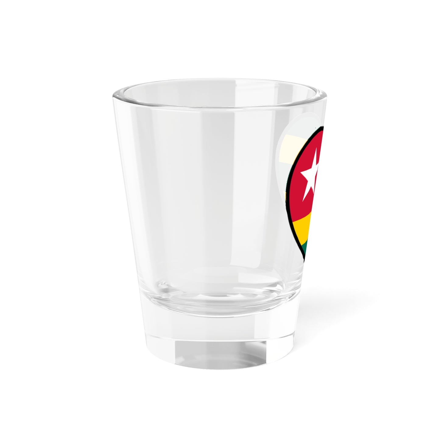 Togo flag heart (Togo) Shot Glass 1.5oz