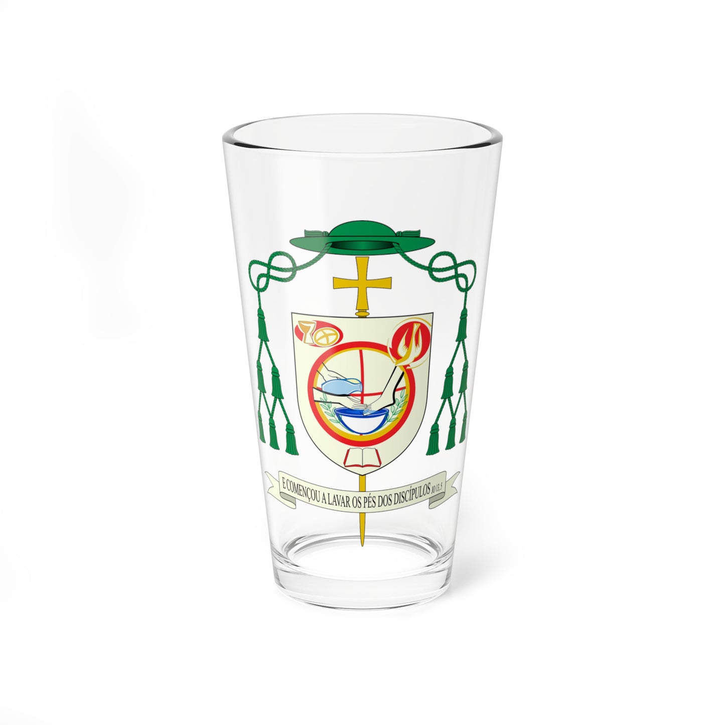 Escudo de Eugênio Barbosa Martins (Spain) (Coat of Arms) Pint Glass 16oz