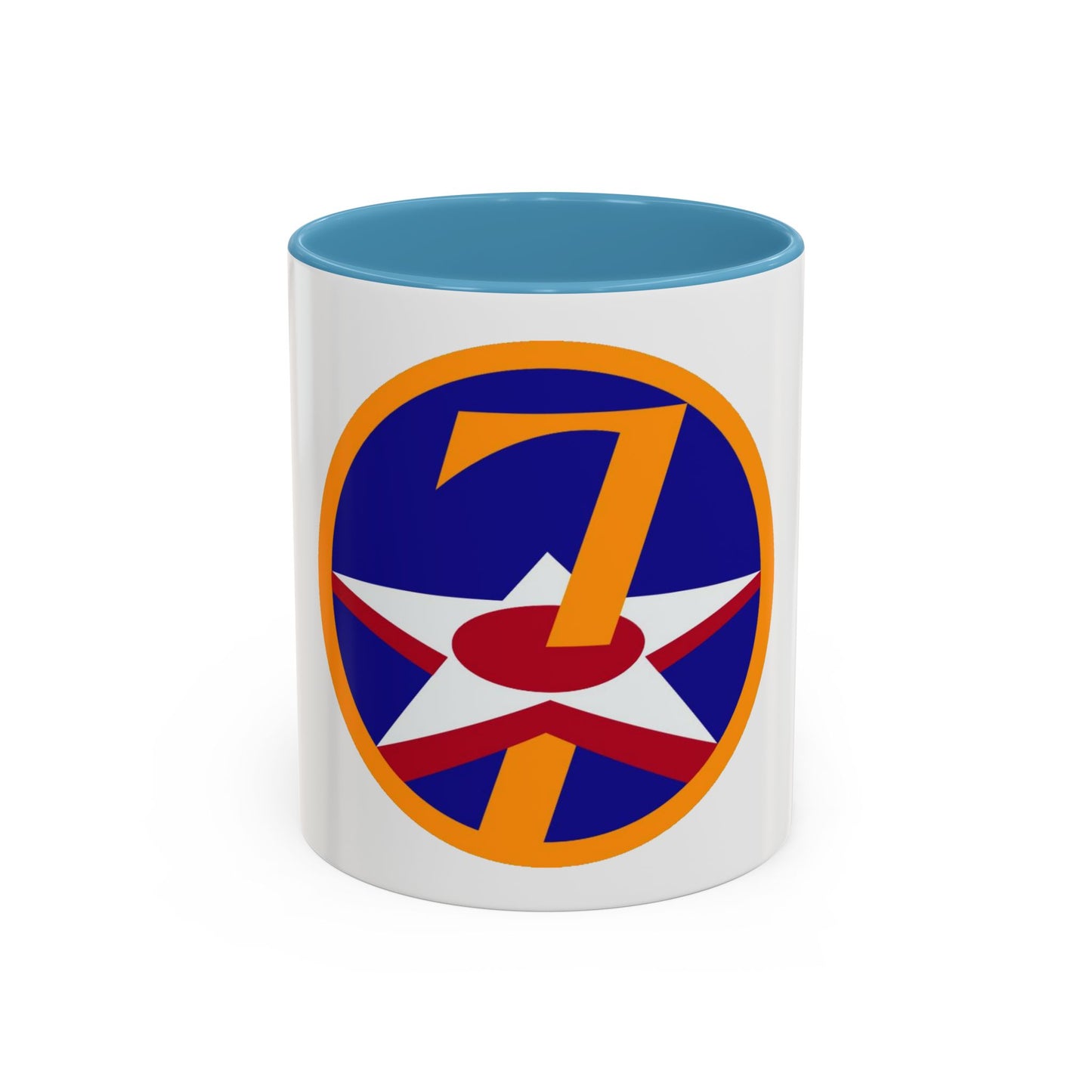 7 Air Force (U.S. Army) Accent Coffee Mug