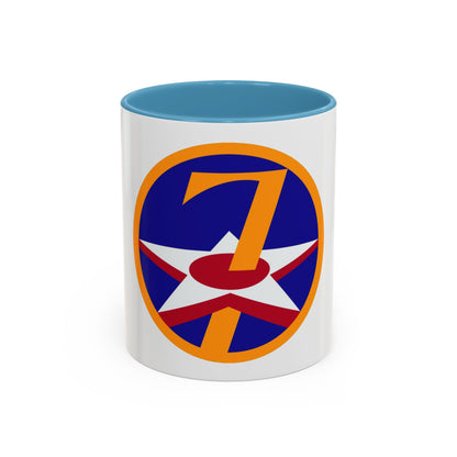 7 Air Force (U.S. Army) Accent Coffee Mug
