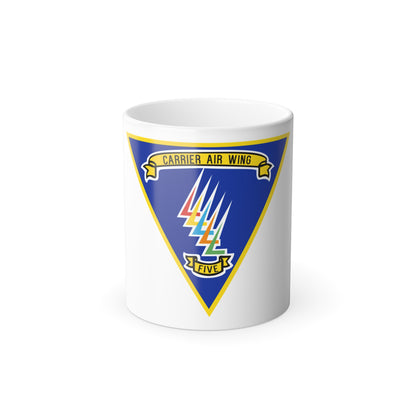 CVW 5 Carrier Air Wing (U.S. Navy) Color Changing Mug 11oz