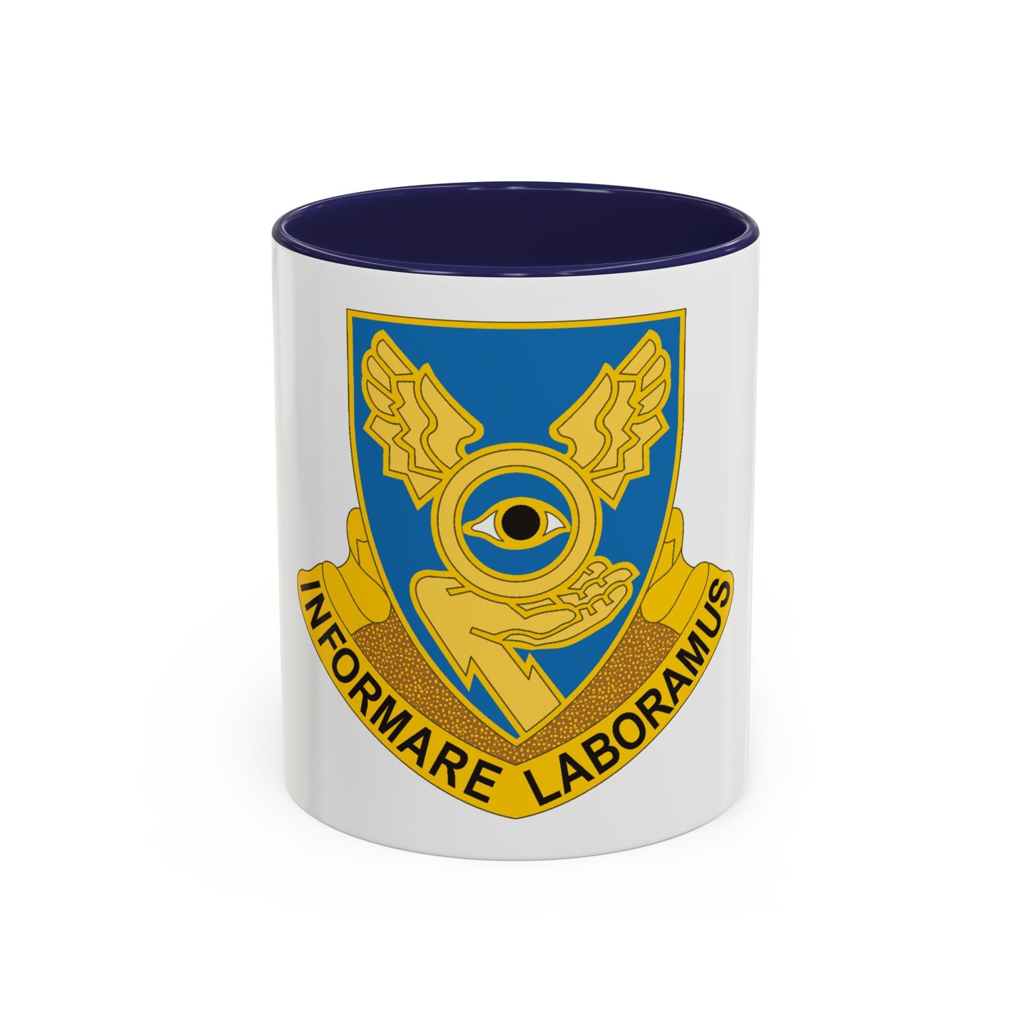 1st Military Intelligence Battalion (U.S. Army) Accent Coffee Mug