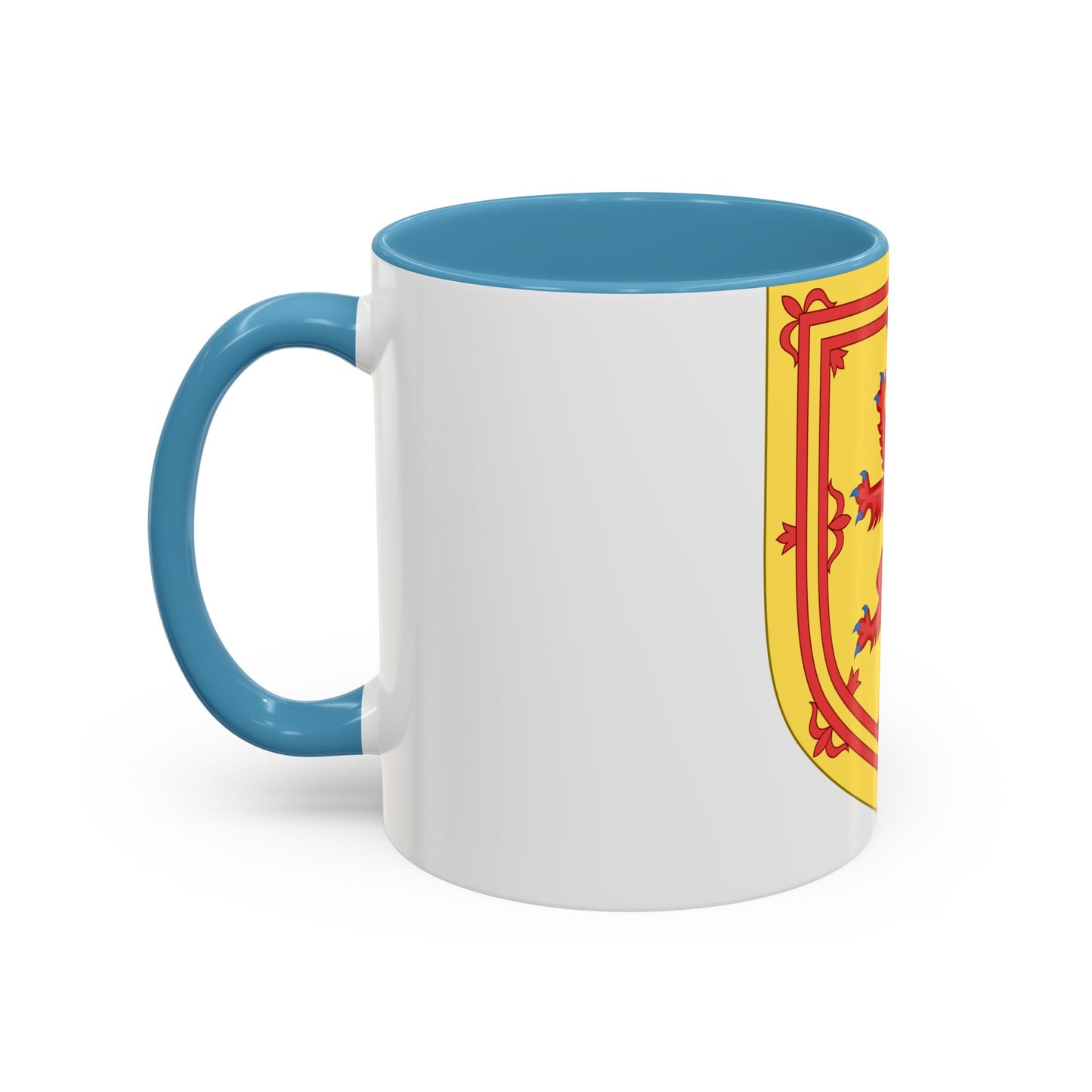 Royal Arms of the Kingdom of Scotland - Accent Coffee Mug