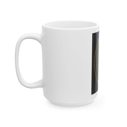 Unidentified Soldier In Union Uniform And Lock Of Hair In Brooch (U.S. Civil War) White Coffee Mug