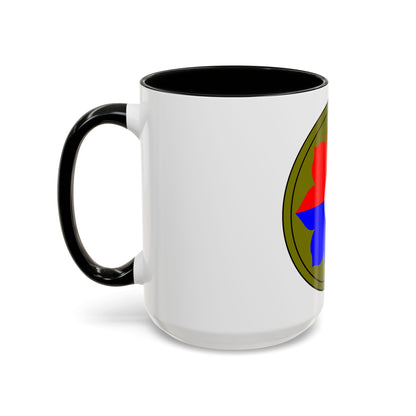 9th Infantry Division patch (U.S. Army) Accent Coffee Mug