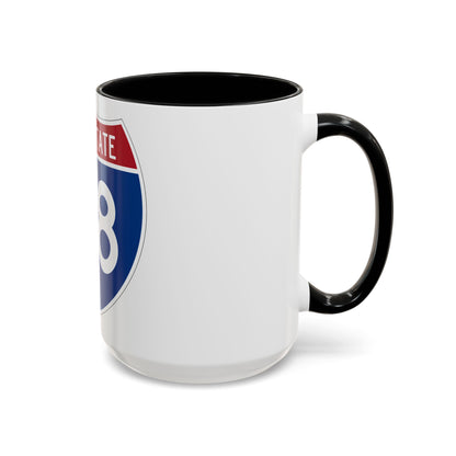 Interstate 68 (U.S. Highways) Accent Coffee Mug