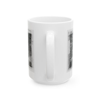 Bealeton, Virginia. Camp Of Company B, 93d New York Volunteers (U.S. Civil War) White Coffee Mug