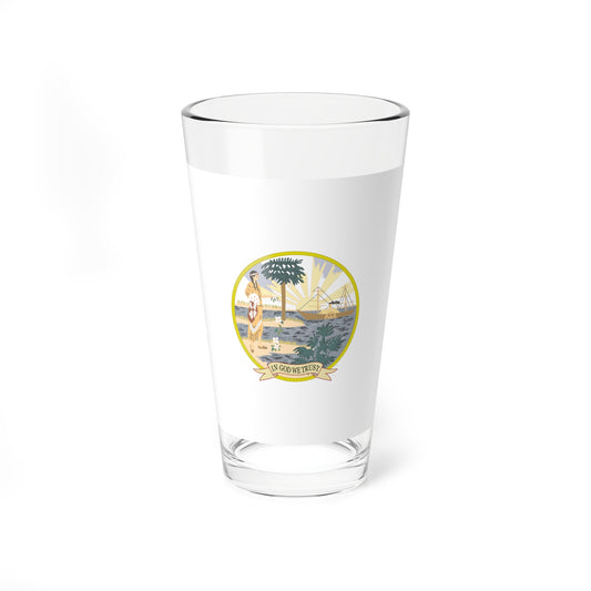 Flag of Florida 1868-1900 (United States) Pint Glass 16oz