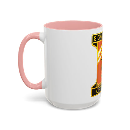 114 Signal Battalion (U.S. Army) Accent Coffee Mug