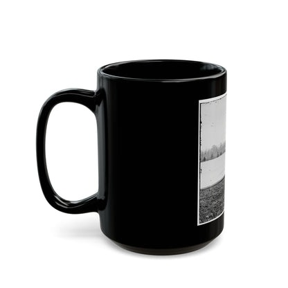 Appomattox River, Virginia. Boat On The Appomattox River (U.S. Civil War) Black Coffee Mug