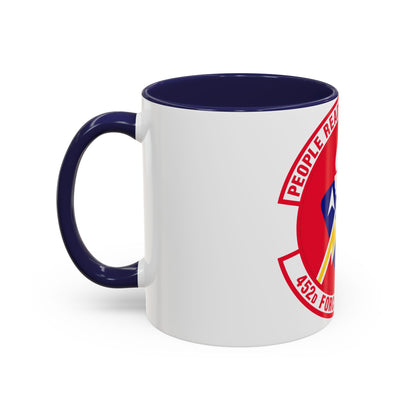 452 Force Support Squadron AFRC (U.S. Air Force) Accent Coffee Mug