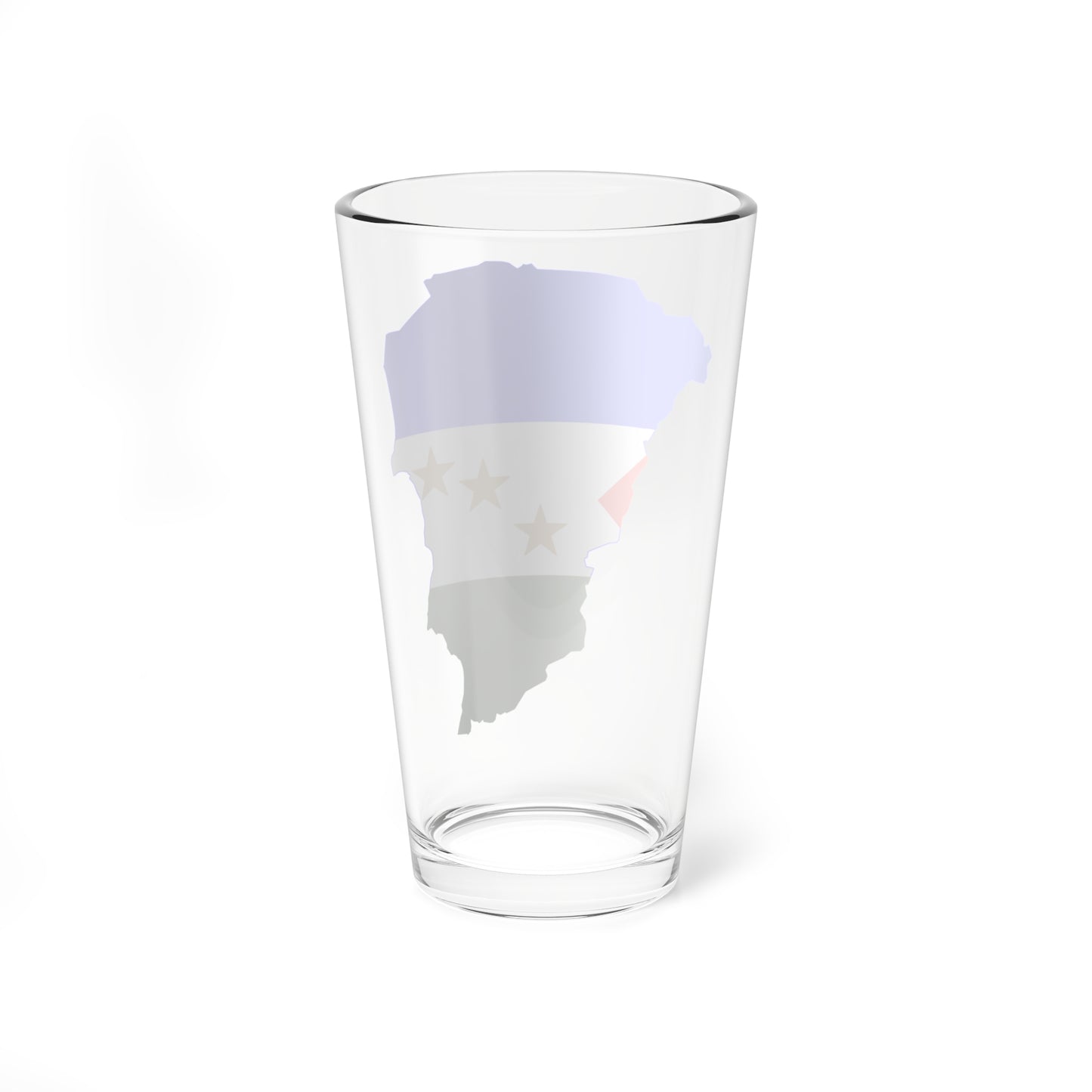 Flag-map of RAAS (Nicaragua) Pint Glass 16oz