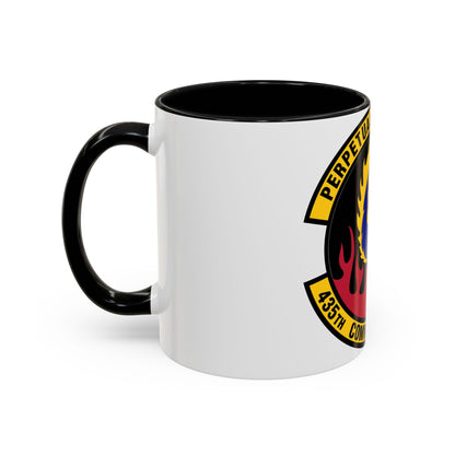 435th Communications Squadron (U.S. Air Force) Accent Coffee Mug