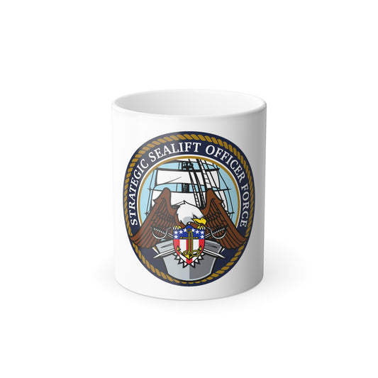 Strategic Sealift Officer Force (U.S. Navy) Color Changing Mug 11oz