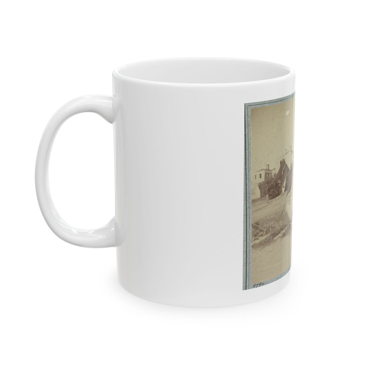 22d New York State Militia Near Harpers Ferry, Va., 1861 I.E.1862 001 (U.S. Civil War) White Coffee Mug