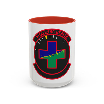 628 Healthcare Operations Squadron AMC (U.S. Air Force) Accent Coffee Mug