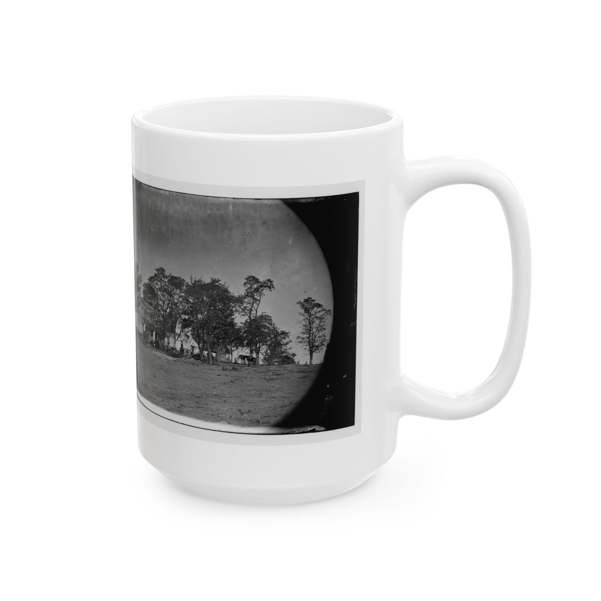 Spotsylvania Court House, Va., Vicinity. Beverly House, Headquarters Of Gen. Gouverneur K. Warren, 5th Corps (U.S. Civil War) White Coffee Mug