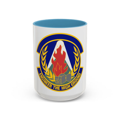 50th Civil Engineer Squadron (U.S. Air Force) Accent Coffee Mug