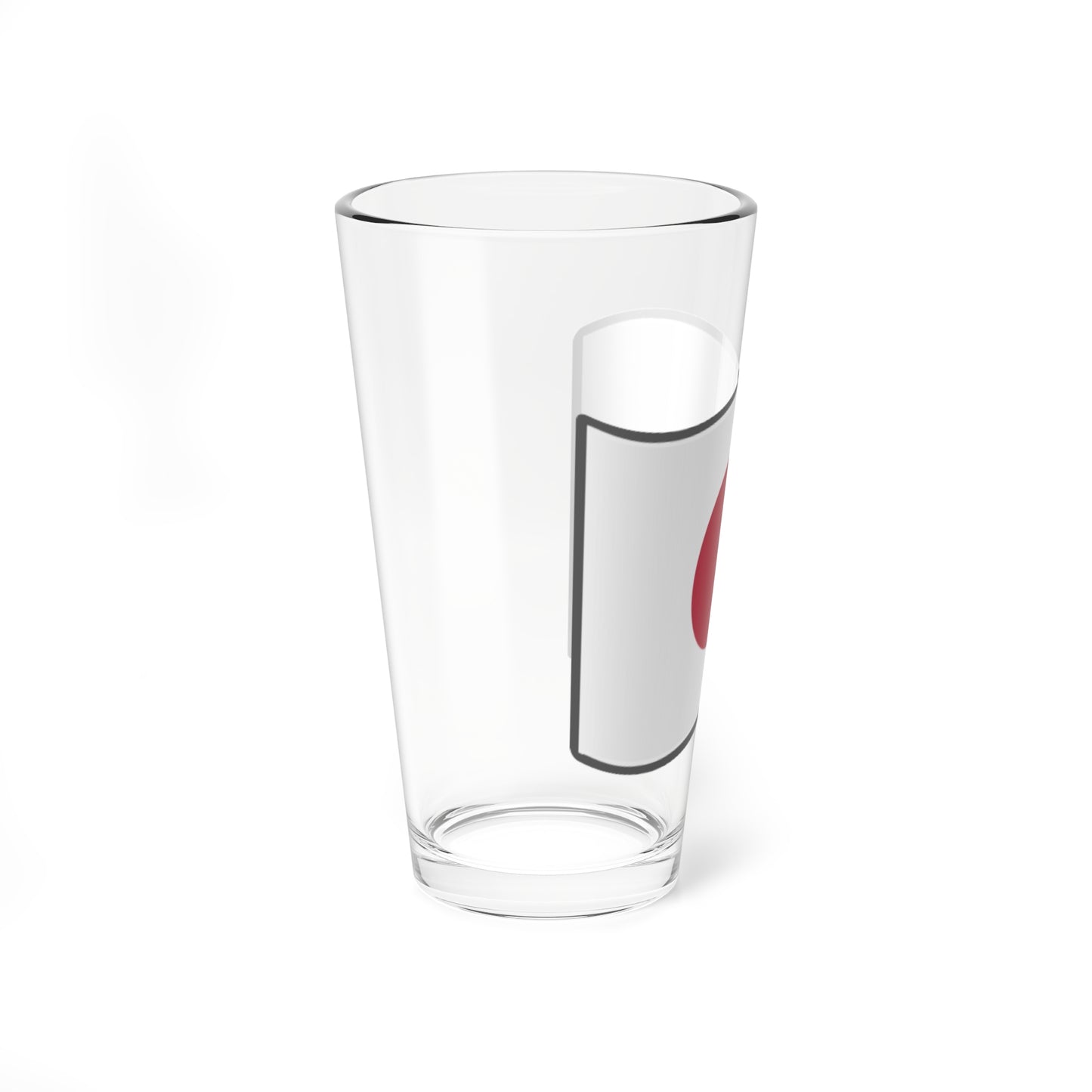 Nuvola Japan flag (Japan) Pint Glass 16oz