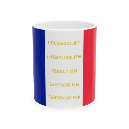147e regiment dinfanterie de ligne-drapeau (France) White Coffee Mug 11oz - Go Mug Yourself