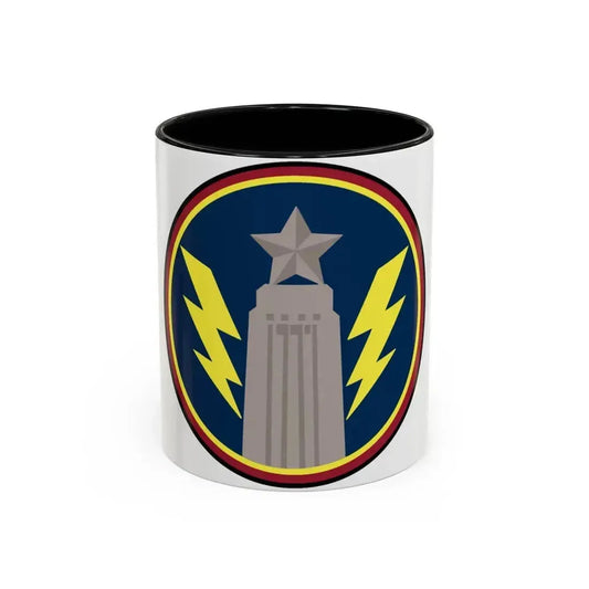 147th OS Sq. (U.S. Air Force) Accent Coffee Mug 11oz Black - Go Mug Yourself