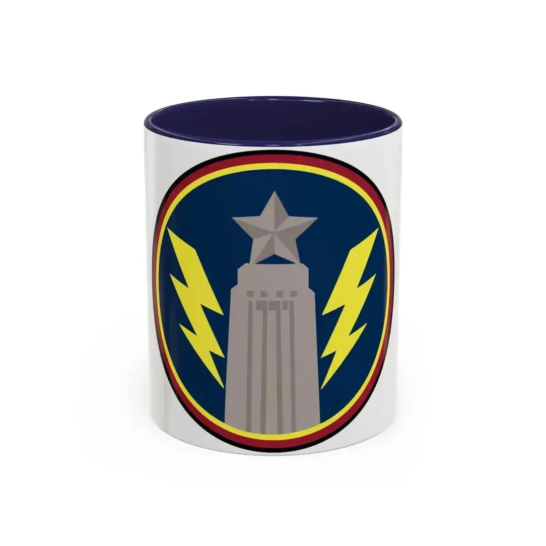 147th OS Sq. (U.S. Air Force) Accent Coffee Mug 11oz Navy - Go Mug Yourself