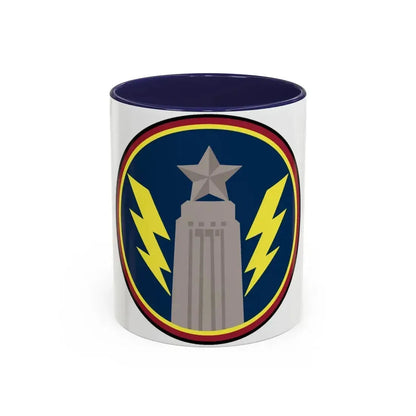 147th OS Sq. (U.S. Air Force) Accent Coffee Mug 11oz Navy - Go Mug Yourself
