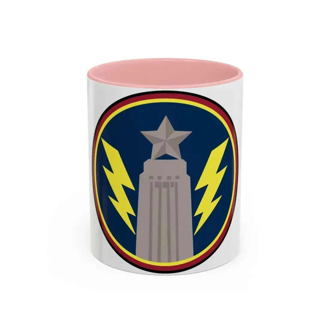147th OS Sq. (U.S. Air Force) Accent Coffee Mug 11oz Pink - Go Mug Yourself